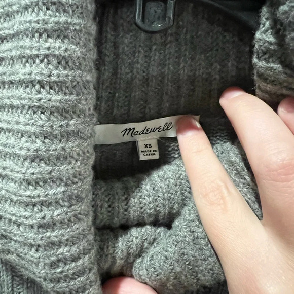 Madewell womens color block turtle neck sweater dress size XS - Picture 5 of 7